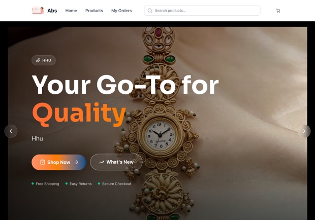 Abs — a real handmade shop running on oBizee