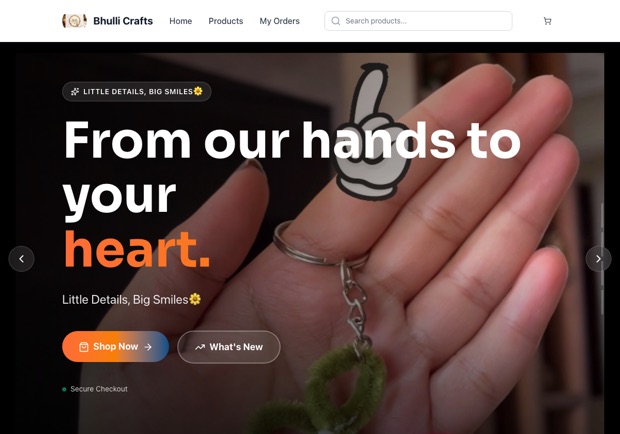 Bhulli Crafts — a real stationery & art shop running on oBizee