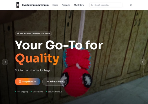 Everblommmmmmmm — a real handmade shop running on oBizee