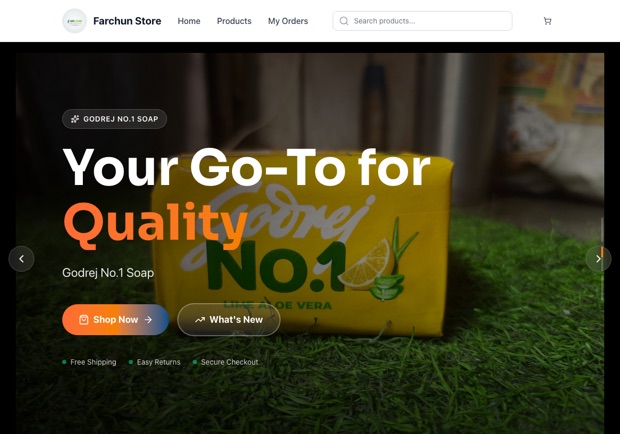 Farchun Store — a real handmade shop running on oBizee