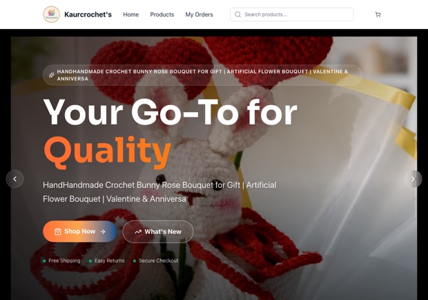 Kaurcrochet's — a real crochet & handmade shop running on oBizee