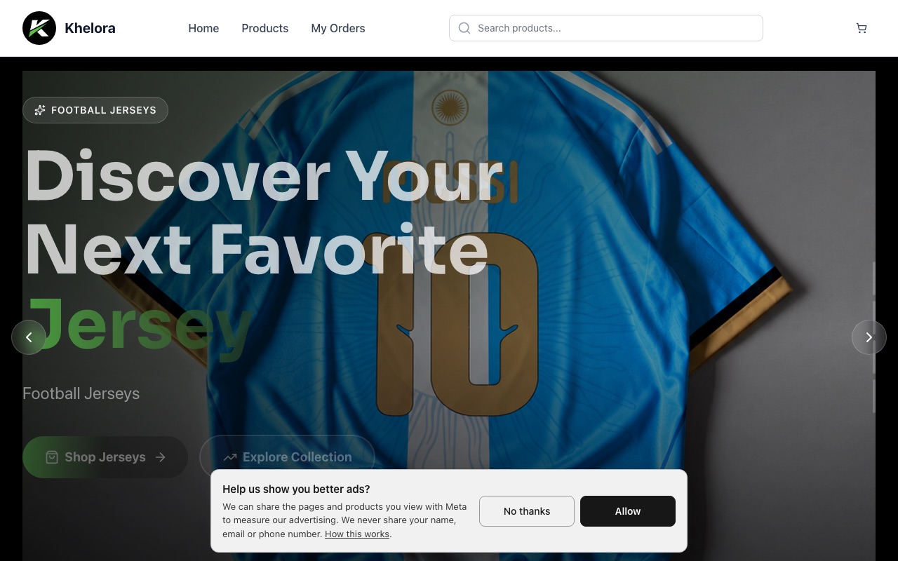 Khelora — a real handmade shop running on oBizee